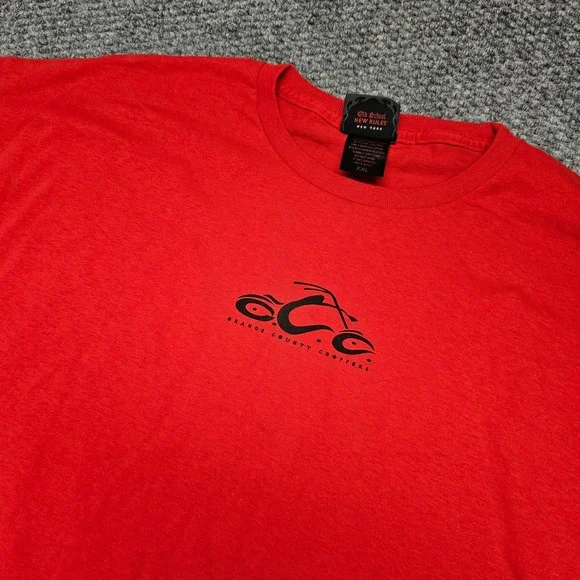 Vintage Offical Orange County Choppers Graphic T Shirt Red XXL OCC Motorcycle - Picture 2 of 8